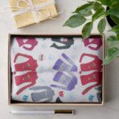 Winter Kersttrui en warme chocolademelk  Tissuepapier (Geschenk)