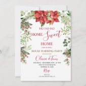 Winter Kerstvakantie Housewarming Party Kaart (Voorkant)