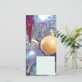 Winter Kerstversiering Feestdagenkaart (Staand voorkant)