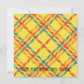 Winter Kerstvibes Familie Foto collage Kaart (Achterkant)