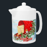 Winter Kerstvogels en een rode postbus Theepot<br><div class="desc">Op zoek naar een heerlijke toevoeging aan uw kersttafel decor? Zoek niet verder dan onze Winter Christmas Birds En Een Red Post Box theepot! Deze mooie theepot is versierd met opvallende design wintervogels, bovenop een levendige rode postbus die zeker ieders aandacht zal trekken. De hoogwaardige keramische constructie zorgt ervoor dat...</div>