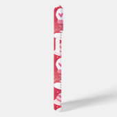 Winter Kerstwanten Patroon in Roze Case-Mate iPhone Case (Achterkant / Rechts)