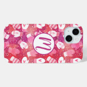 Winter Kerstwanten Patroon in Roze Case-Mate iPhone Case (Achterkant (horizontaal))