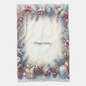 Winter Keukenhanddoek (Verticaal)