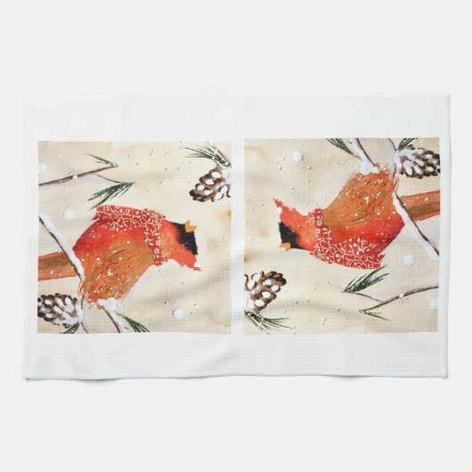 Winter Keukenhanddoeken (Horizontaal)