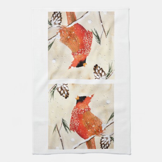 Winter Keukenhanddoeken (Verticaal)