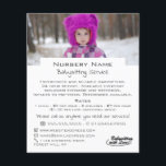 Winter Kind, Babysitter, Dagopvang, Nursery Advert Flyer<br><div class="desc">Winter Kind,  Babysitter,  Daycare,  Nursery Adverteren Flyer door de Visitekaartje winkel.</div>