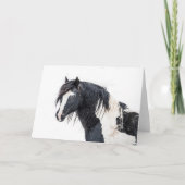 "Winter King"-briefkaart Kaart (Voorkant)