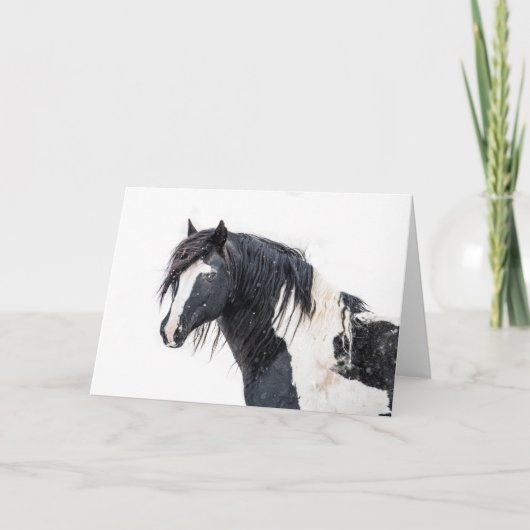 "Winter King"-briefkaart Kaart (Voorkant)