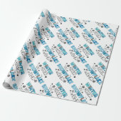 Winter Kisses aanpassen Cadeaupapier (Uitgerold)