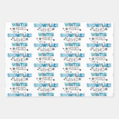 Winter Kisses aanpassen Inpakpapier Vel (Voorkant 3)