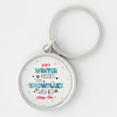 Winter Kisses aanpassen Sleutelhanger (Voorkant)