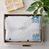 Winter Kisses aanpassen Tissuepapier (Geschenk)