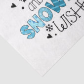 Winter Kisses aanpassen Tissuepapier (Detail)