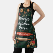 Winter Kitchen Queen Holiday Baking Schort (Insitu)