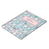 Winter Kitty Cats Spiral Photo Notitieboek (Linkerzijde)