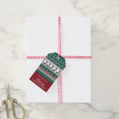 Winter Kleuren Cadeaubijsluiter Cadeaulabel (Met Touw)