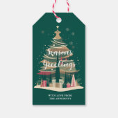 Winter Kleuren Cadeaubijsluiter Cadeaulabel (Achterkant)