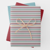 Winter Kleuren Inpakpapier Plat Vel Set 12 (In situ)