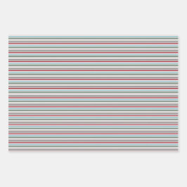 Winter Kleuren Inpakpapier Plat Vel Set 12