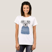 Winter koala t-shirt (Voorkant volledig)