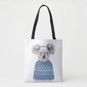 Winter koala tote bag (Voorkant)