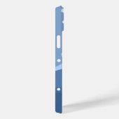 Winter Kokeshi Doll - Blue Mountain Geisha Girl Case-Mate iPhone Case (Achterkant / Rechts)