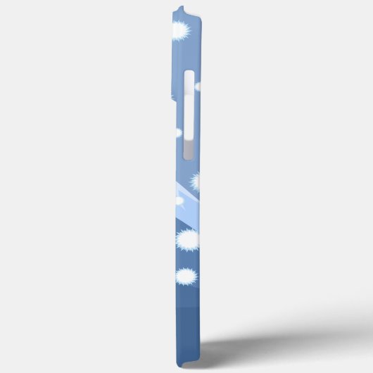 Winter Kokeshi Doll - Blue Mountain Geisha Girl Case-Mate iPhone Case (Achterkant / Links)