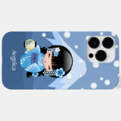 Winter Kokeshi Doll - Blue Mountain Geisha Girl Case-Mate iPhone Case (Achterkant (horizontaal))