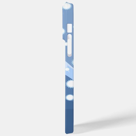 Winter Kokeshi Doll - Blue Mountain Geisha Girl Case-Mate iPhone Case (Achterkant / Links)