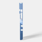 Winter Kokeshi-pop - Blauwe Berg Geisha-meisje Case-Mate iPhone Case (Achterkant / Links)