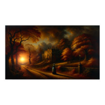 'Winter komt eraan' Schilderij