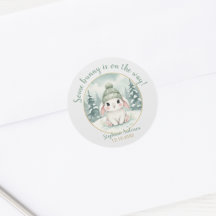 Winter Konijn Baby Shower Neutraal