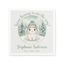 Winter Konijn Baby Shower Neutraal