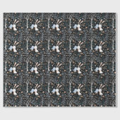 Winter Konijn Bosland Cadeaupapier (Vlak)
