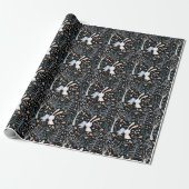 Winter Konijn Bosland Cadeaupapier (Uitgerold)
