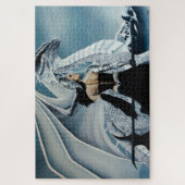 Winter Koningin Witte Draak Fantasie Legpuzzel (Verticaal)