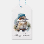 Winter Kookaburra Wensen, op maat Cadeaulabel (Voorkant)