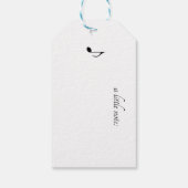 Winter Kookaburra Wensen, op maat Cadeaulabel (Achterkant)