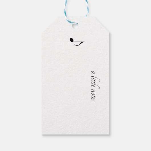 Winter Kookaburra Wensen, op maat Cadeaulabel (Achterkant)