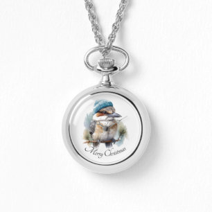 Winter Kookaburra Wensen, op maat Horloge