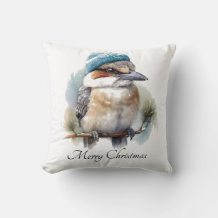 Winter Kookaburra Wensen, op maat Kussen