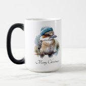 Winter Kookaburra Wensen, op maat Magische Mok (Links)