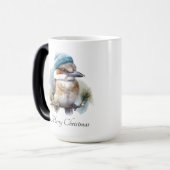 Winter Kookaburra Wensen, op maat Magische Mok (Voorkant links)