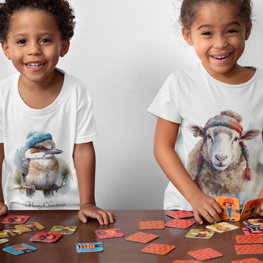 Winter Kookaburra Wensen, op maat T-shirt