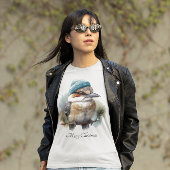 Winter Kookaburra Wensen, op maat T-shirt