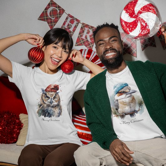 Winter Kookaburra Wensen, op maat T-shirt