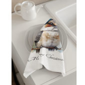 Winter Kookaburra Wensen, op maat Theedoek