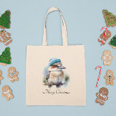 Winter Kookaburra Wensen, op maat Tote Bag