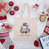 Winter Kookaburra Wensen, op maat Tote Bag